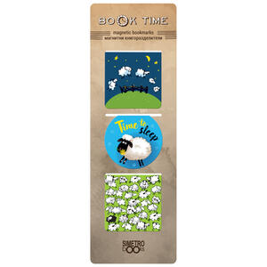 Магнитни книгоразделители - Book Time - Квадрат - Овце