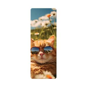 3D | 3D книгоразделител - Коте и маргаритки