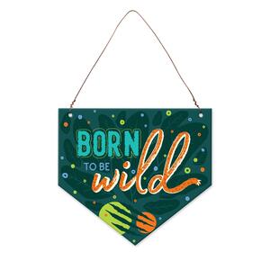 Flag-shaped card | BORN TO BE WILD