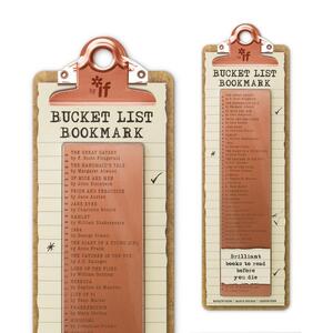 Метален книгоразделител Bucket list