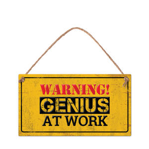 Warning! Genius at work