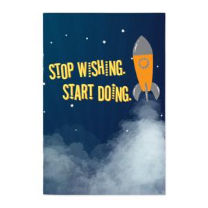 Notebook Happy gifts | Stop wishing, start doing