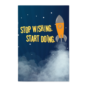 Notebook Happy gifts | Stop wishing, start doing