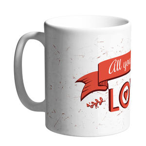 Ceramic mug Happy mugs | All you need is LOVE