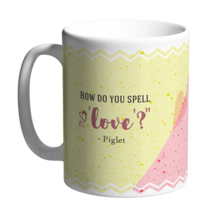 Ceramic mug Happy mugs | Piglet - Pooh