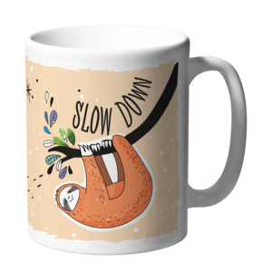 Slow down, read a book - ленивец