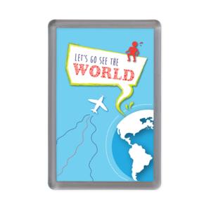 Magnet Happy gifts | Let's go see the world
