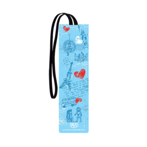 Bookmark with elastic band | Travel