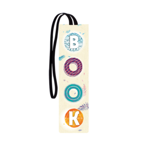 Bookmark with elastic band | BOOK - watercolor