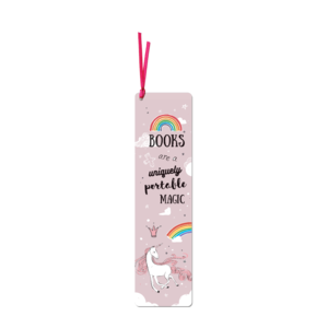 Bookmark with ribbon | Unicorn
