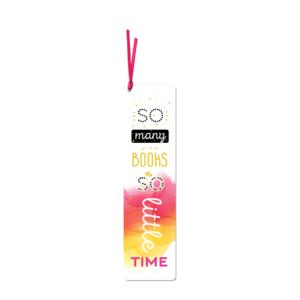 Bookmark with ribbon | So many books so little time