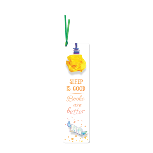 Bookmark with ribbon | Sleep is Good