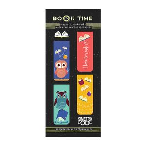Magnet bookmarks - Book Time | Owls