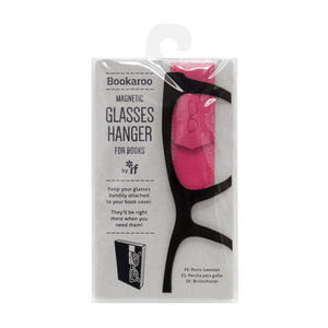 Glasses hanger for books - Pink