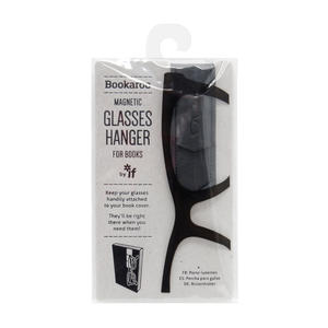 Glasses hanger for books - Black