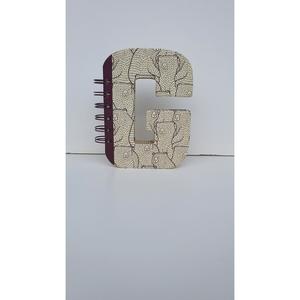 Notebook - Letter on spiral - G - bears