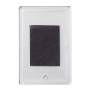  Plastic slug with magnetic foil for a gift or souvenir with a magnet