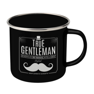 Enamel tin mug | True Gentleman