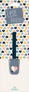 Ribbon page bookmark | Hearts