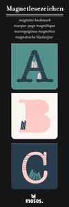 Square magnet bookmark | ABC