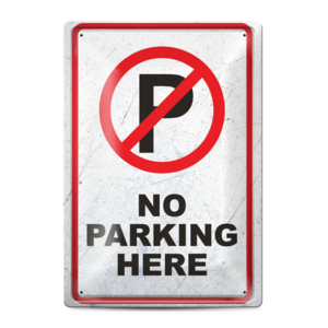 Metal sign | No parking