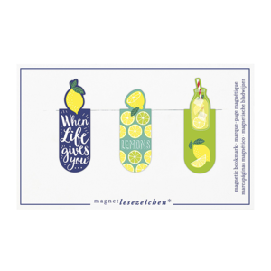 Mini magnet bookmark | Lemons