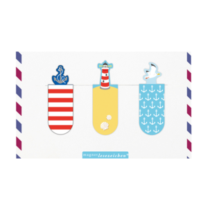 Mini magnet bookmark | Sea