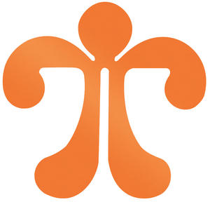 Little holder for book - orange