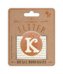 Vintage | Metal bookmark letter K