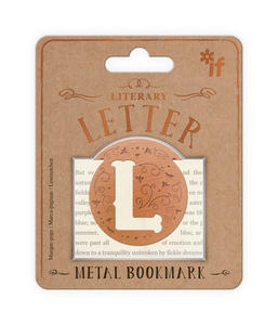 Vintage | Metal bookmark letter L