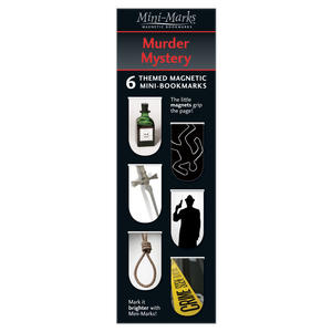 Mini-marks magnetic bookmarks | Murder and mistery