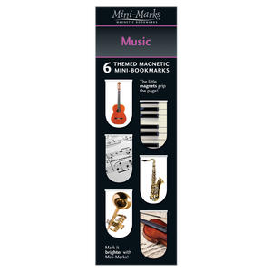 Mini-marks magnetic bookmarks | Music
