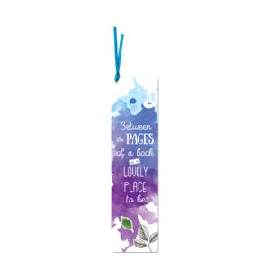 Bookmark with ribbon | Between the pages of а book is a lovely place to be