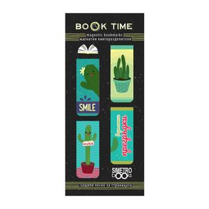 Magnet bookmarks - Book Time | Cactus