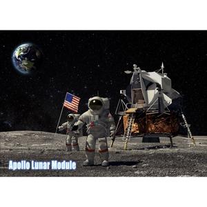 Пощенска картичка - Аполо на луната