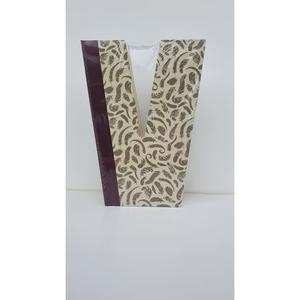 Book - Letter - V - yellow feathers