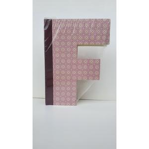 Книга - Буква - F - розови квадрати