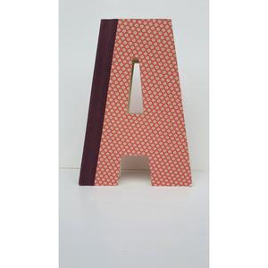 Book - Letter - A - pink flowers