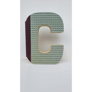 Book - Letter - C - green rhombus