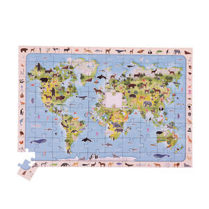 Kids Animals of the World Puzzle – 80 Pieces