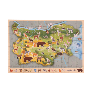 Kids Animals of Bulgaria Puzzle – 80 Pieces